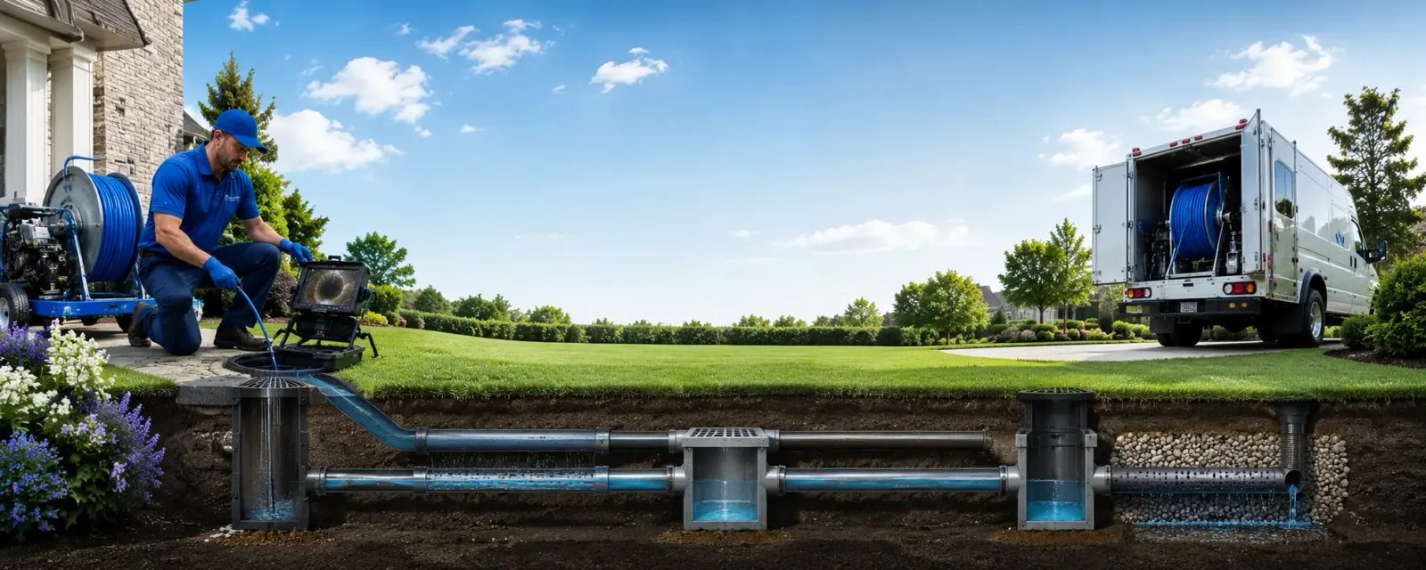 Outdoor drain cleaning information for Richgrove, CA